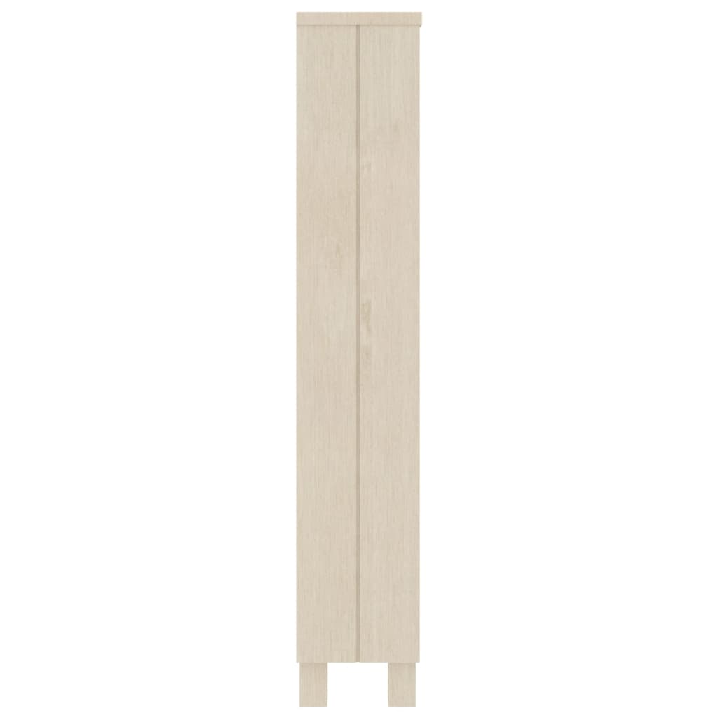 vidaXL Dulap CD, maro miere, 45x18x100 cm, lemn masiv de pin