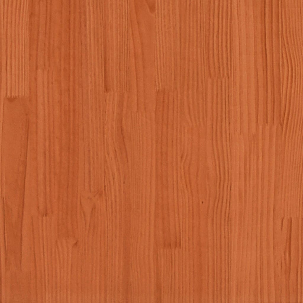 vidaXL Pat pentru seniori, maro ceruit, 150x200 cm, lemn masiv de pin