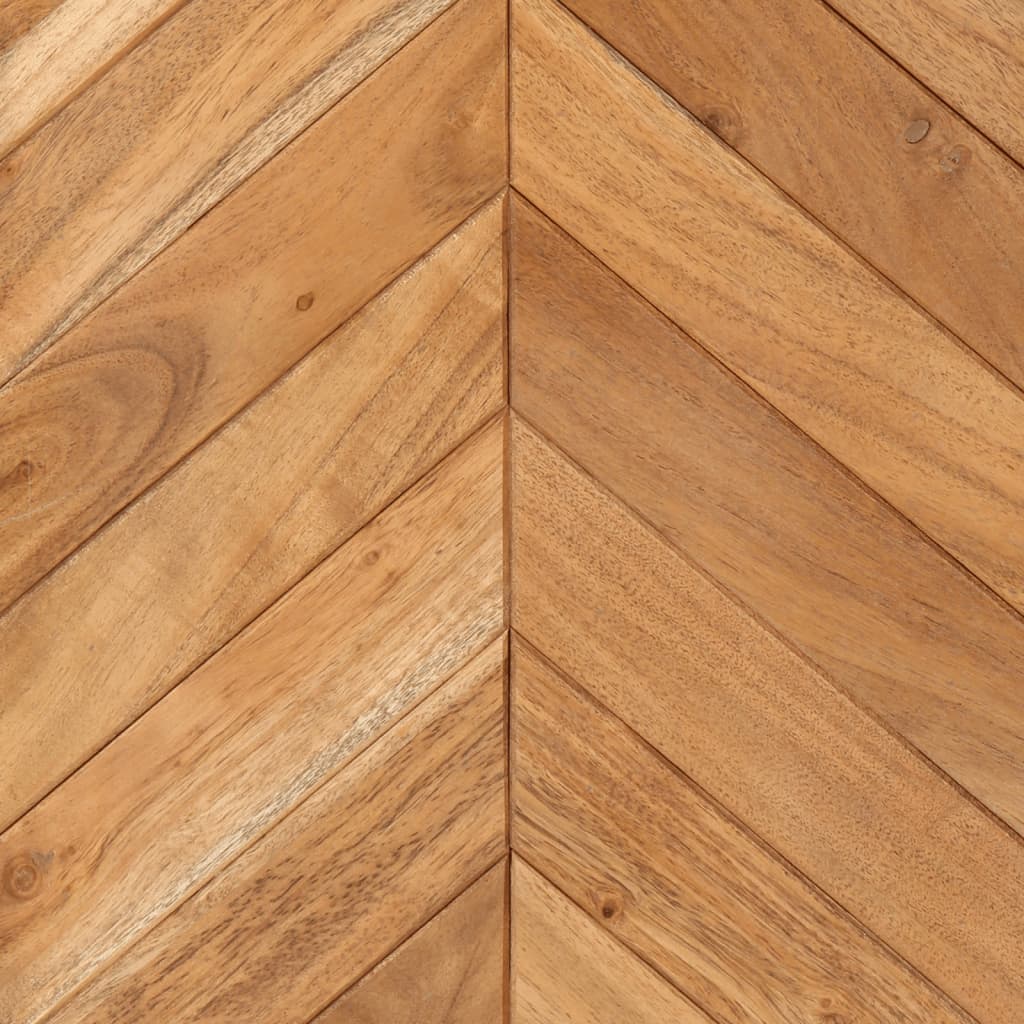 vidaXL Dulap de baie, 40x30x60 cm, lemn masiv de acacia și fier