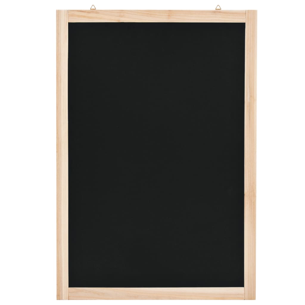vidaXL Tablă neagră pentru perete, 40 x 60 cm, lemn de cedru