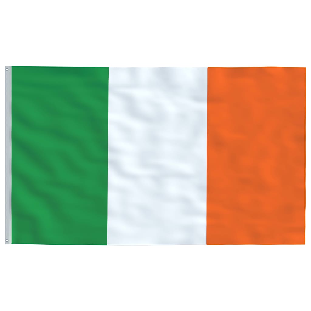 vidaXL Steag Irlanda și stâlp din aluminiu, 6,23 m