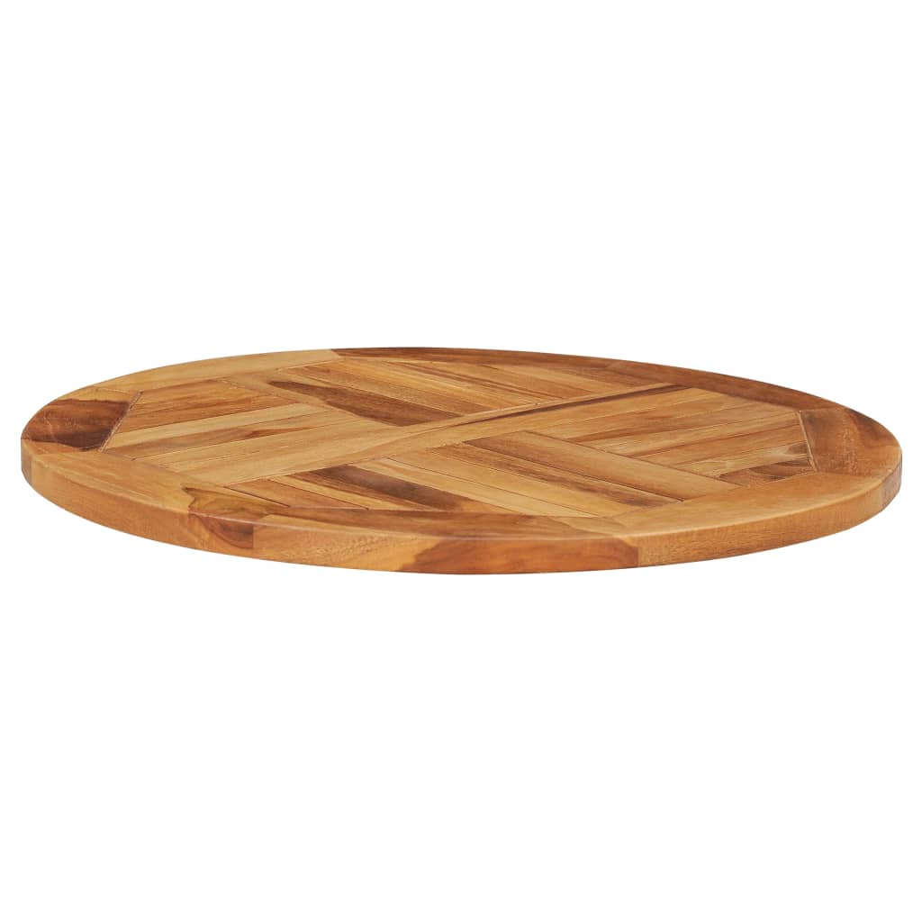 vidaXL Platou rotativ de masă, lemn masiv de tec