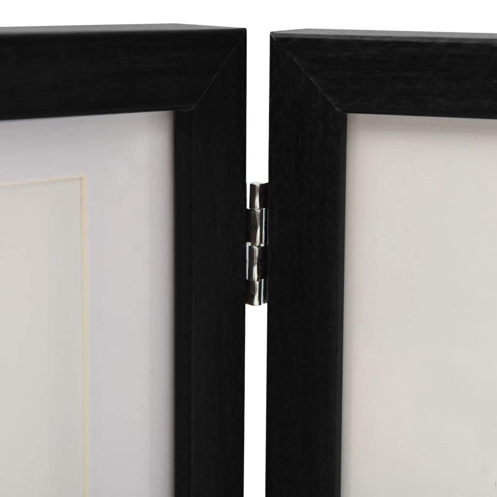 vidaXL Ramă foto triplă, colaj, negru, 28x18 cm+2x(13x18 cm)