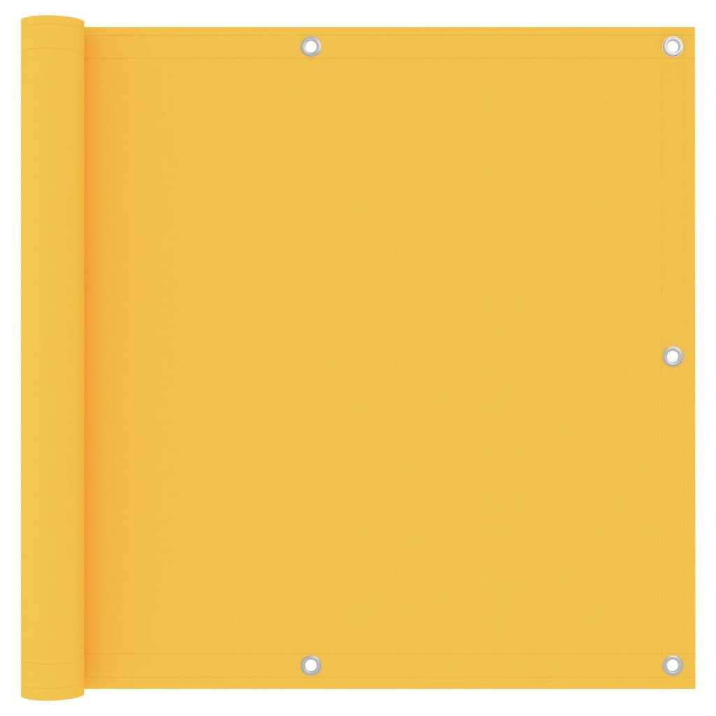 vidaXL Paravan de balcon, galben, 90 x 600 cm, țesătură oxford