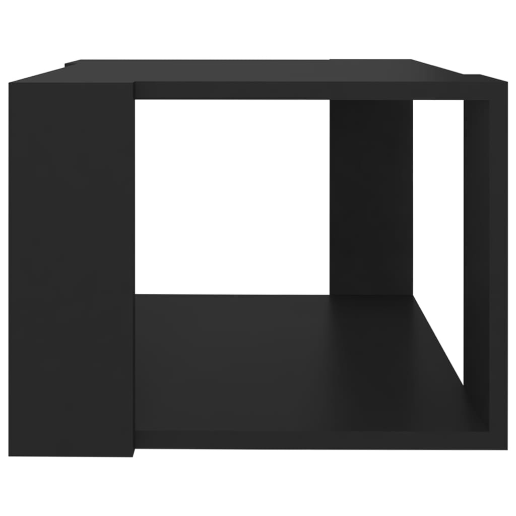 vidaXL Masă de cafea, negru, 40x40x30 cm, lemn compozit