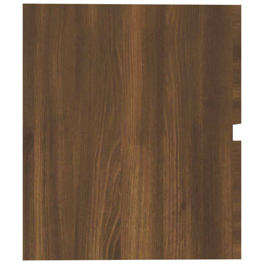vidaXL Dulap chiuvetă, stejar maro, 60x38,5x45 cm, lemn prelucrat