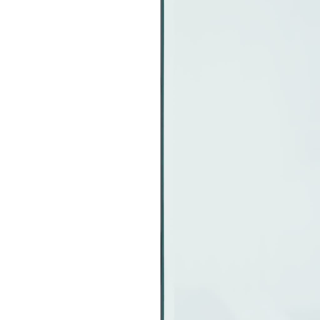 vidaXL Placă de sticlă pentru șemineu, dreptunghiulară, 120x50 cm