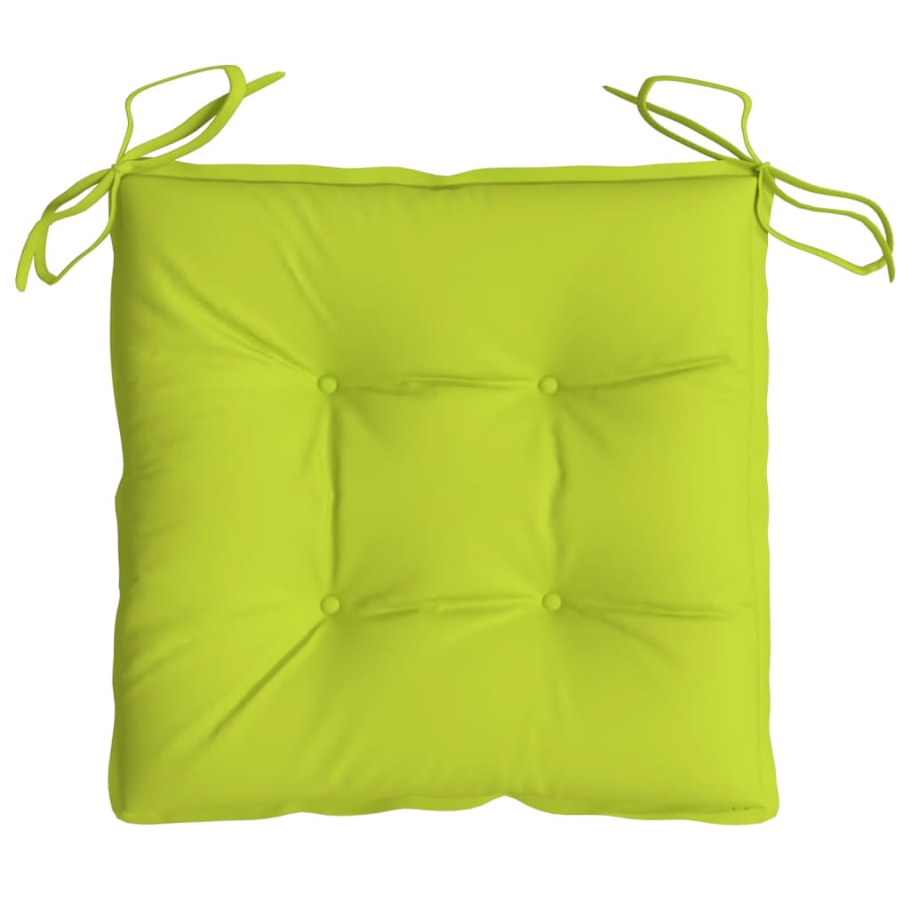 vidaXL Perne de scaun 4 buc. verde deschis 50x50x7 cm textil oxford