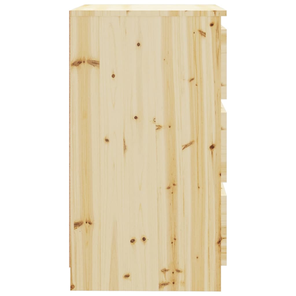 vidaXL Noptieră, 60x36x64 cm, lemn masiv de brad