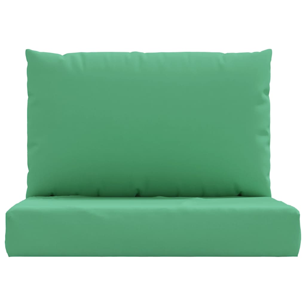 vidaXL Perne pentru canapea din paleți, 2 buc., verde, textil