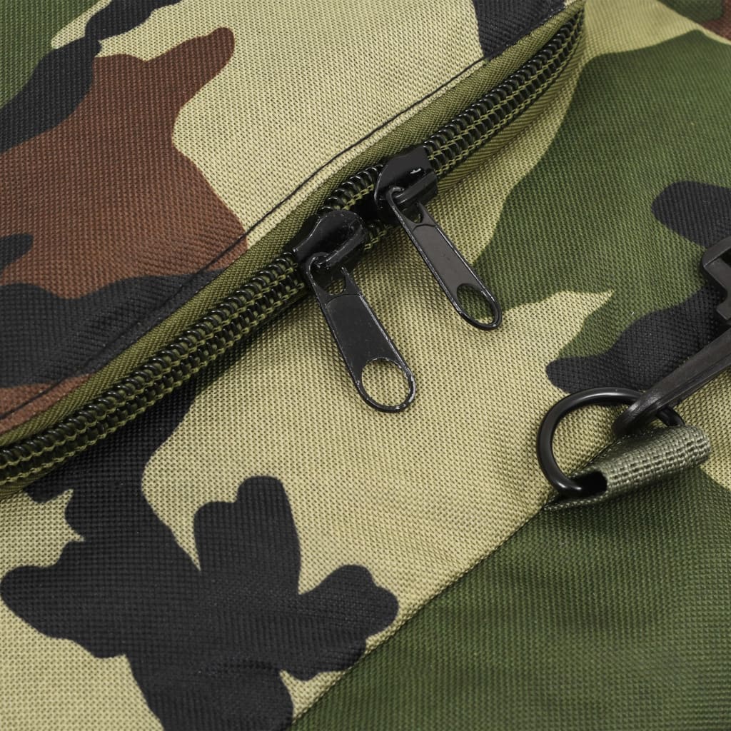 vidaXL Geantă 3-în-1 în stil militar, 90 L, camuflaj