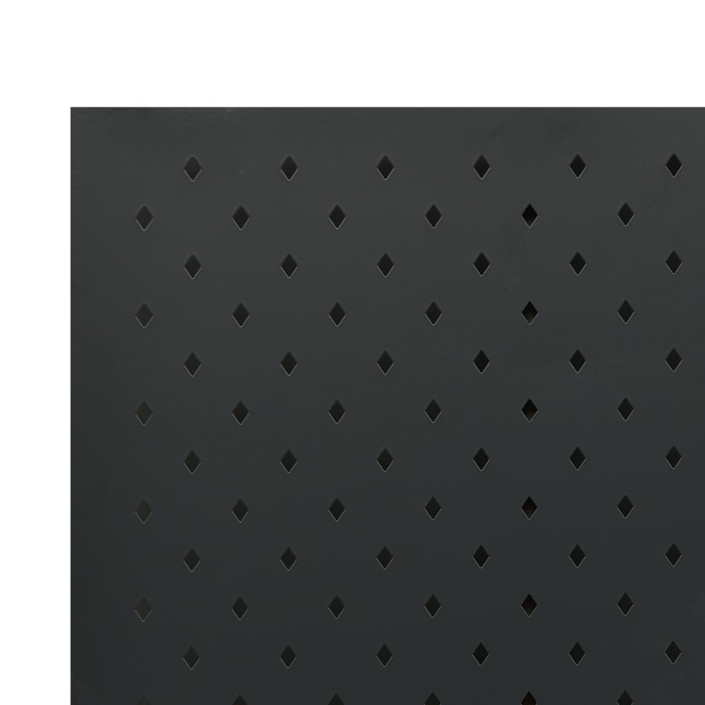 vidaXL Paravane de cameră cu 5 panouri,2 buc., negru, 200x180 cm, oțel
