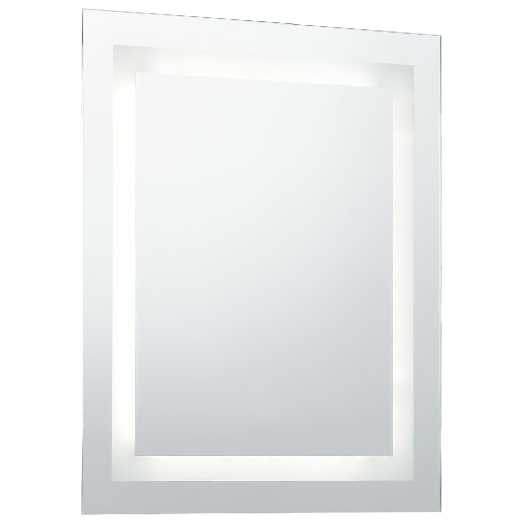 vidaXL Oglindă cu LED de baie, cu senzor tactil, 50 x 60 cm