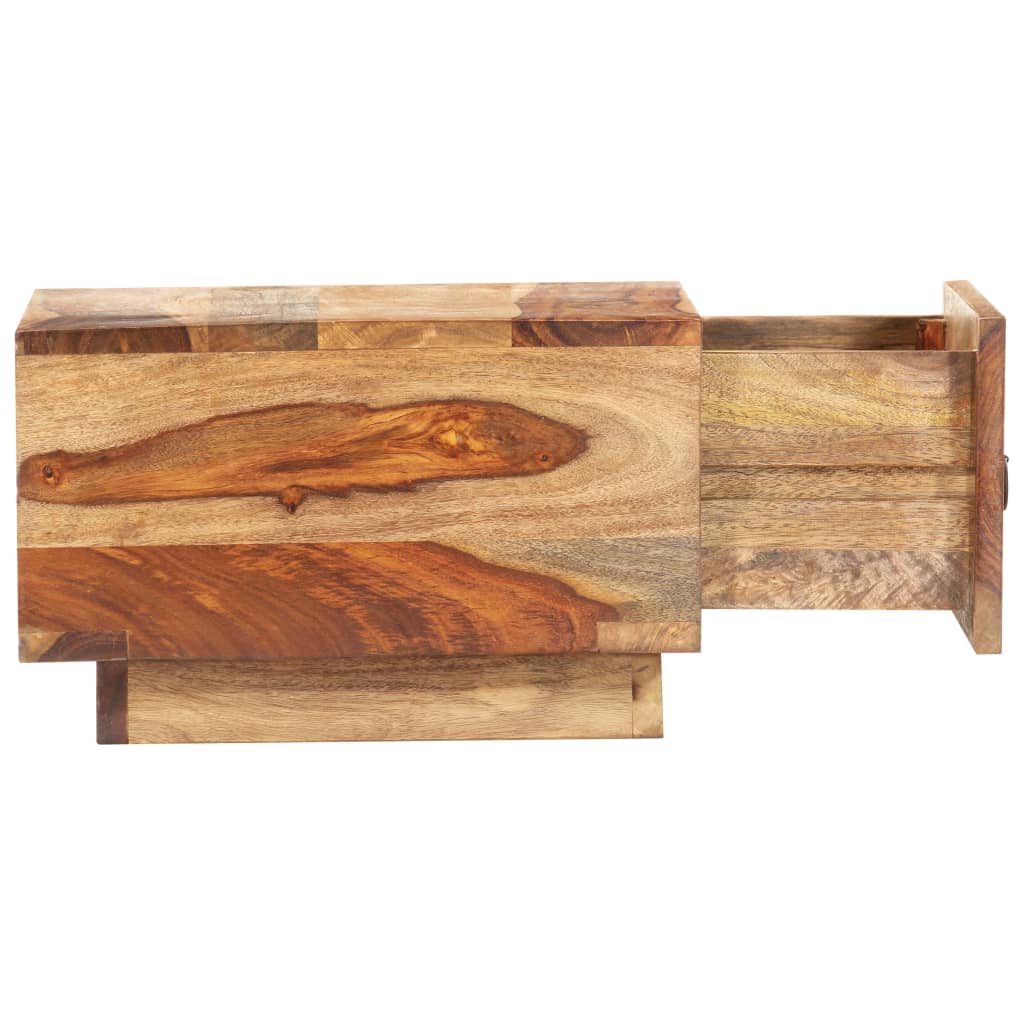 vidaXL Noptieră, 40 x 40 x 25 cm, lemn masiv de sheesham