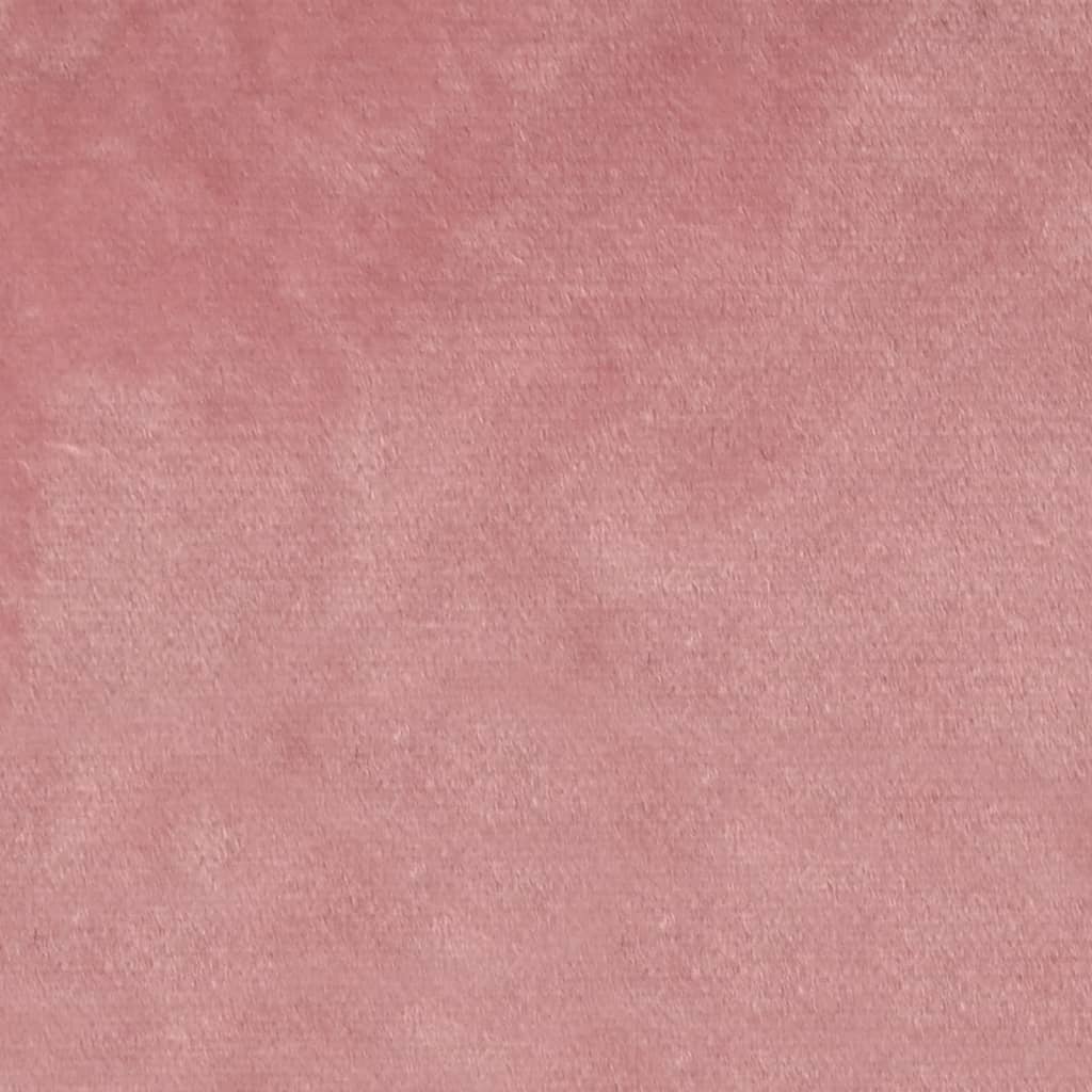 vidaXL Scaune de masă pivotante, 4 buc, roz, catifea