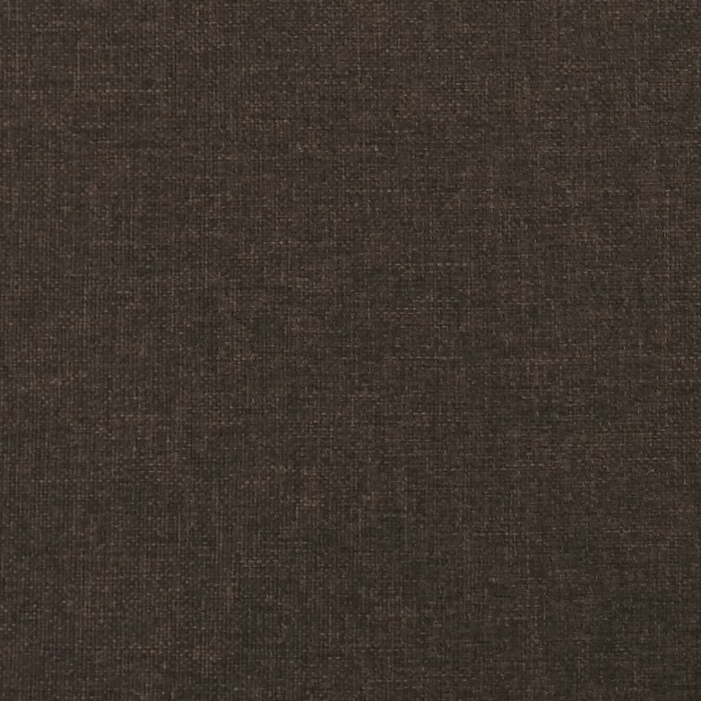 vidaXL Taburet, maro, 60x60x36 cm, textil și piele ecologică