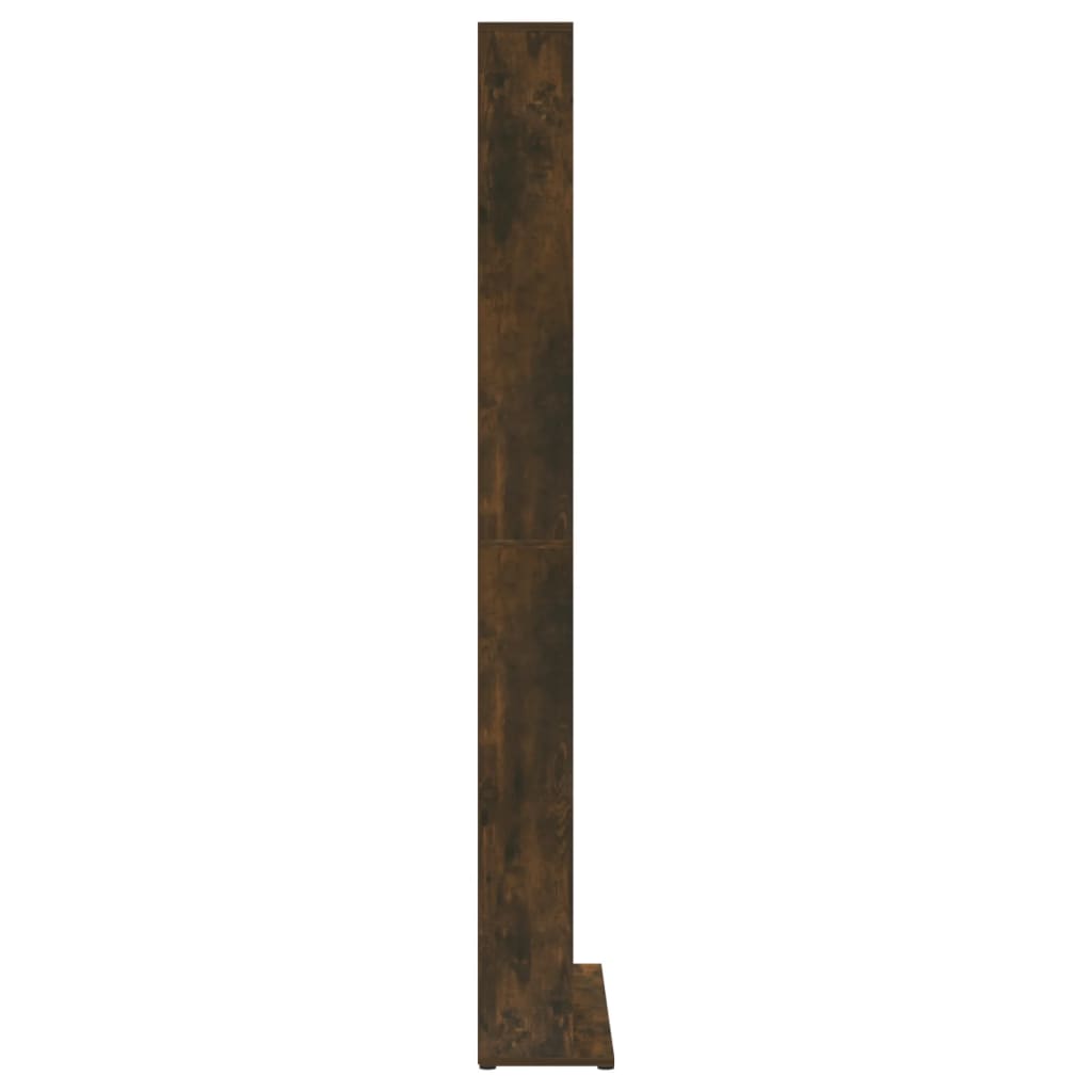 vidaXL Dulap CD-uri, stejar fumuriu, 102x23x177,5 cm, lemn prelucrat