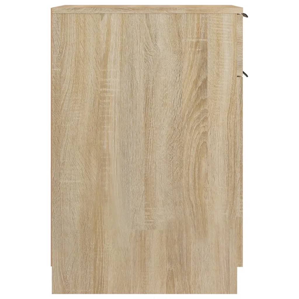 vidaXL Dulap de birou, stejar sonoma, 33,5x50x75 cm, lemn prelucrat
