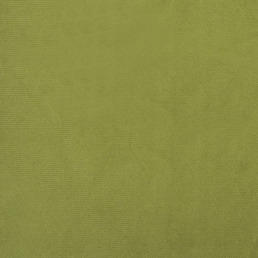 vidaXL Scaune de bucătărie pivotante, 4 buc., verde deschis, catifea
