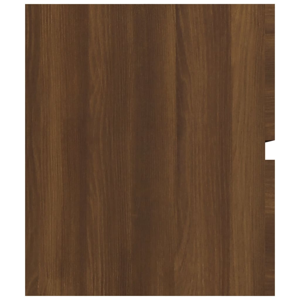 vidaXL Dulap chiuvetă, stejar maro, 90x38,5x45 cm, lemn prelucrat