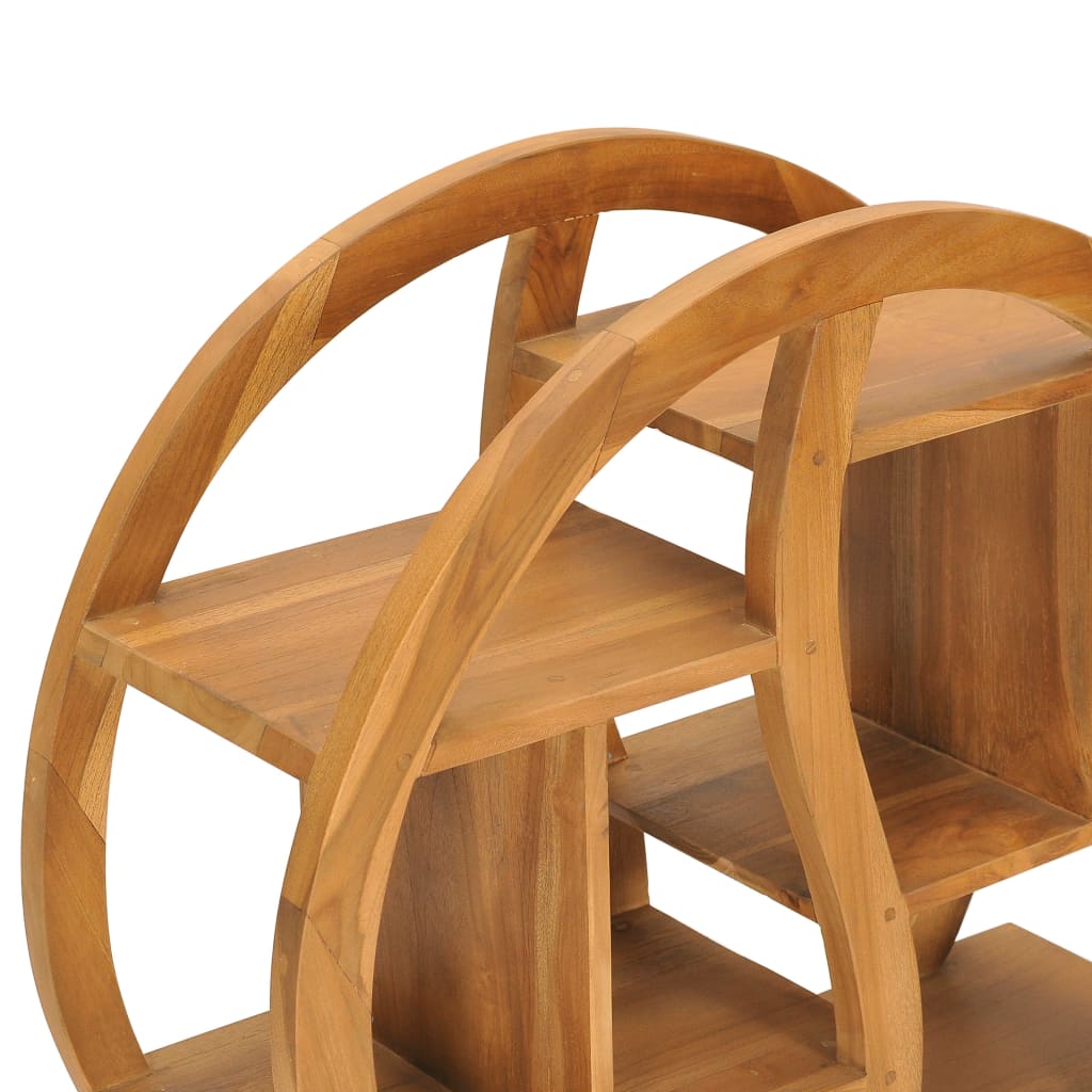 vidaXL Dulap cu raft Yin Yang, 68 x 26 x 83 cm, lemn masiv de tec