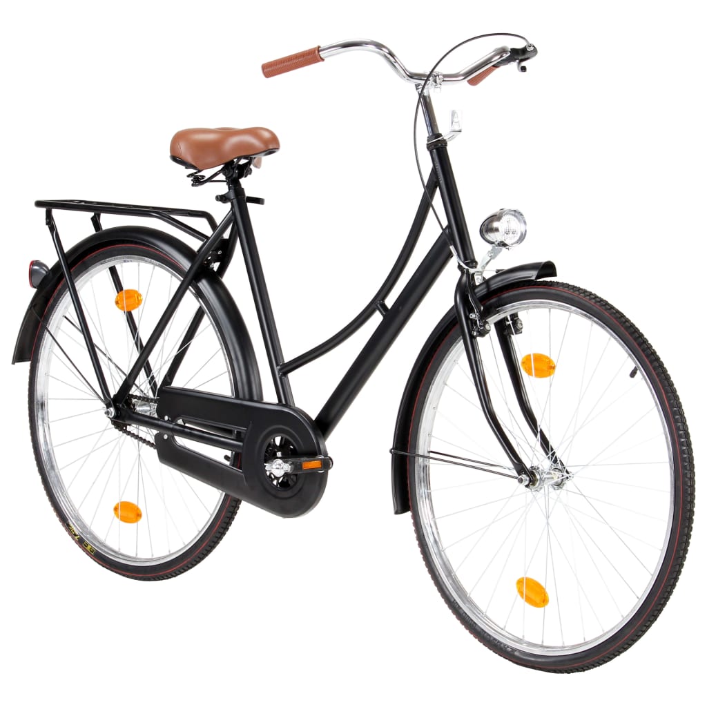 vidaXL Bicicletă olandeză, roată de 28 inci, cadru feminin 57 cm