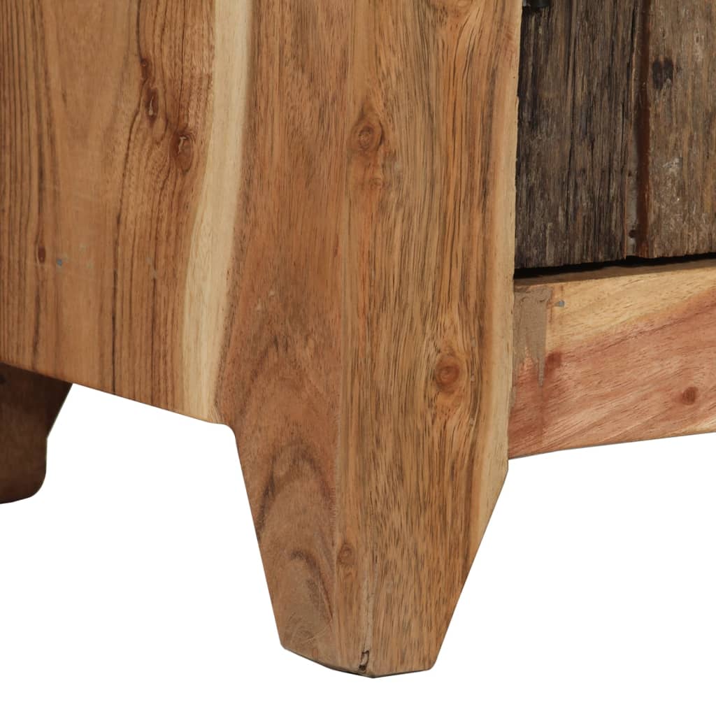 vidaXL Servantă, 55x33x75 cm, lemn masiv acacia și reciclat