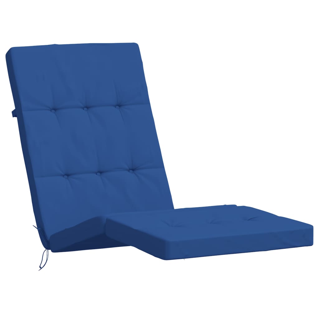 vidaXL Perne de scaun pentru terasă, 2 buc, albastru, țesătură Oxford