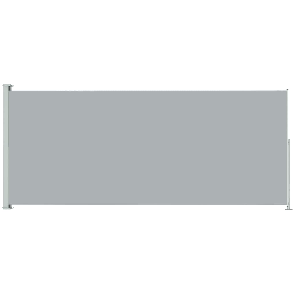 vidaXL Copertină laterală retractabilă de terasă, gri, 180x500 cm