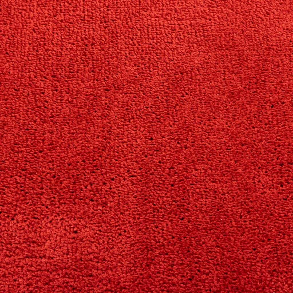 vidaXL Covor „OVIEDO”, fire scurte, roșu, 80x250 cm