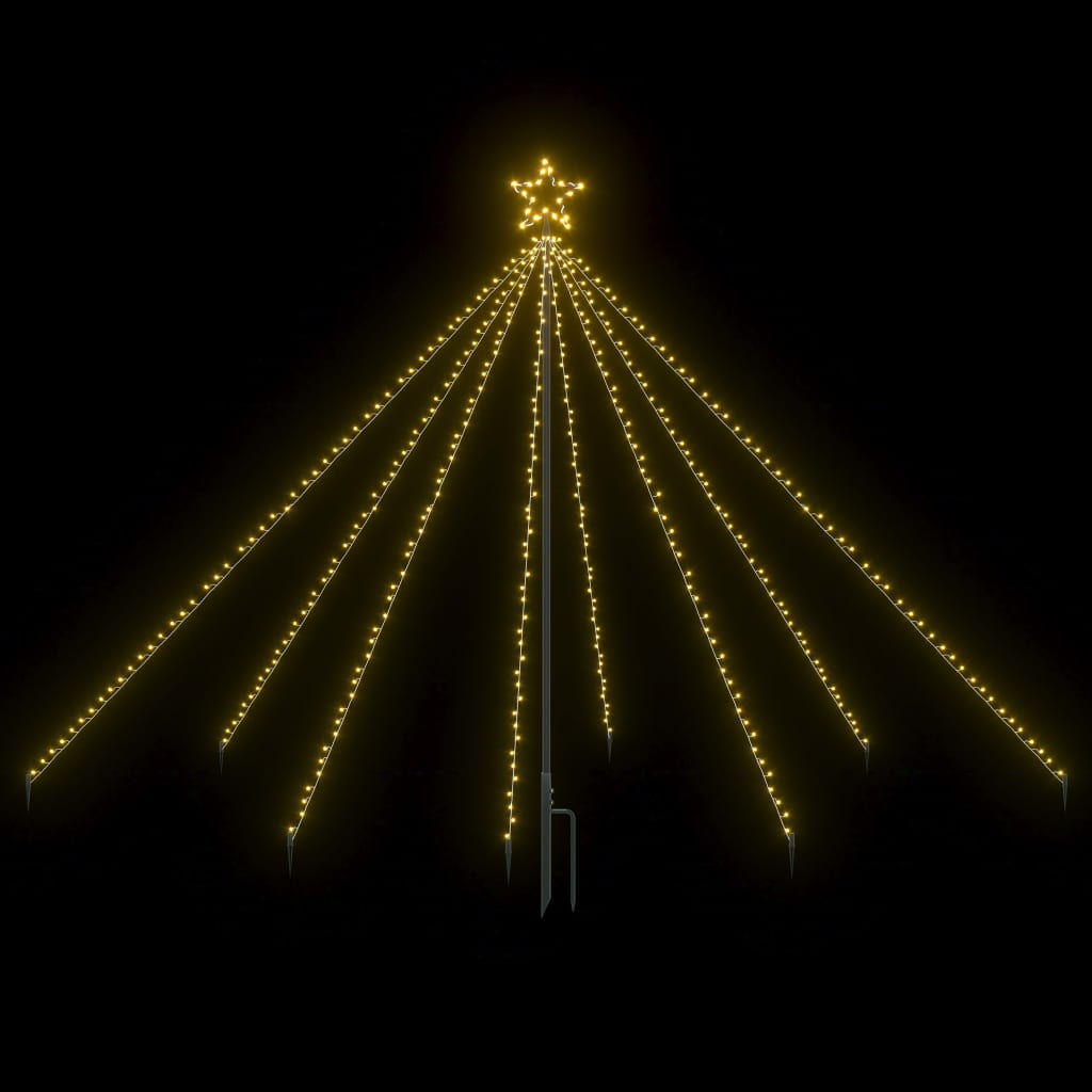 vidaXL Cascadă lumini pom Crăciun 2,5 m interior/exterior 400 leduri