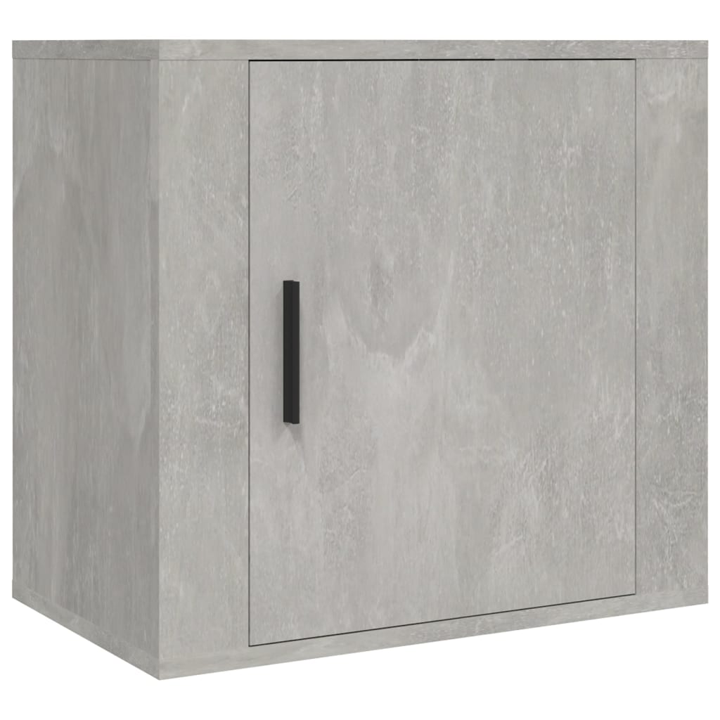 vidaXL Noptieră de perete, gri beton, 50x30x47 cm