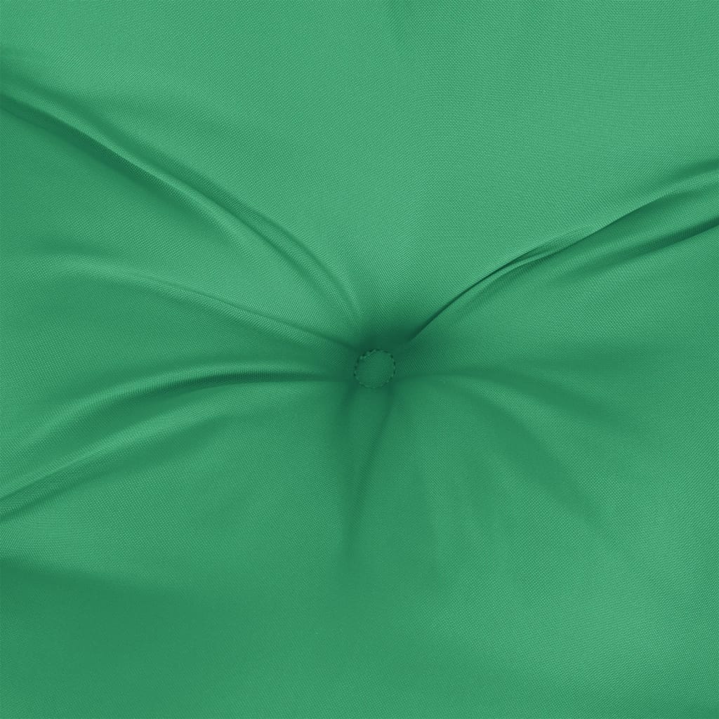 vidaXL Pernă de paleți, verde, 50x50x12 cm, material textil