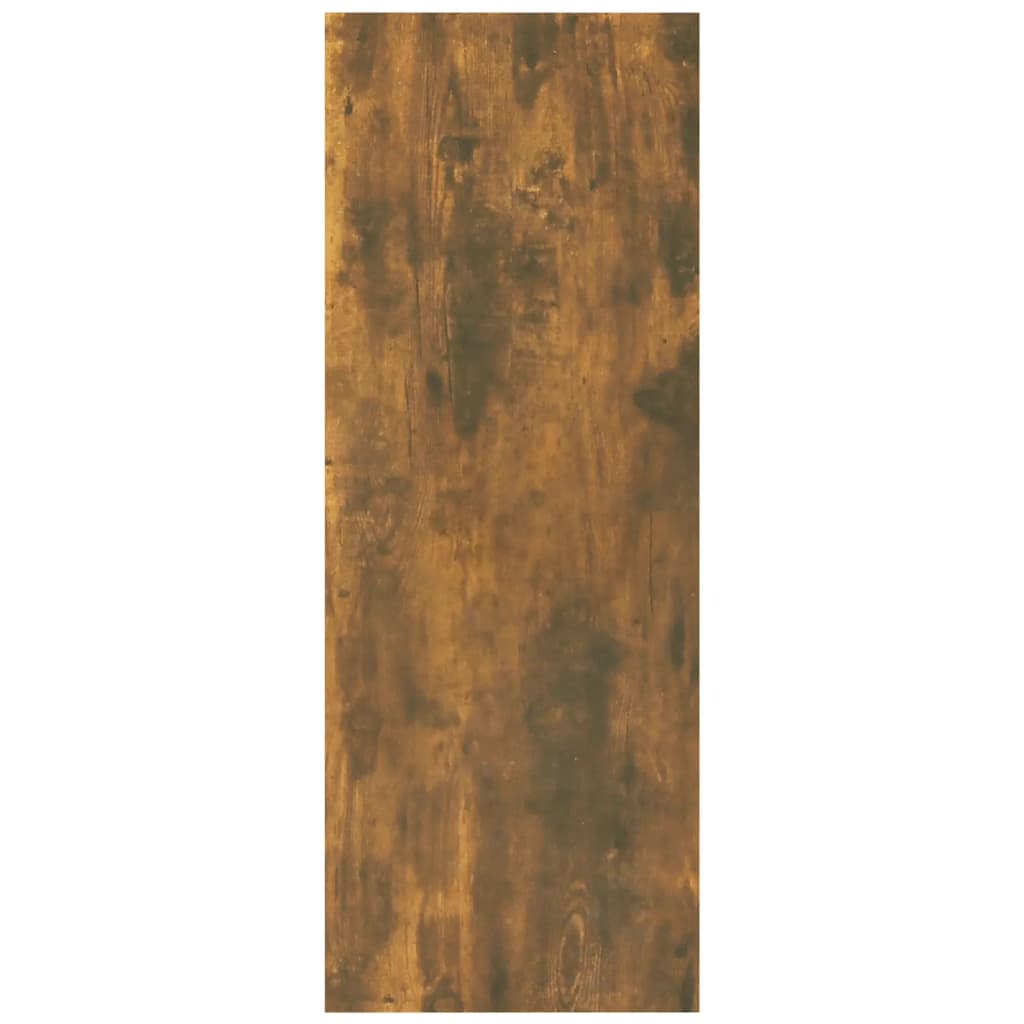 vidaXL Măsuță consolă, stejar fumuriu, 78x30x80 cm, lemn prelucrat