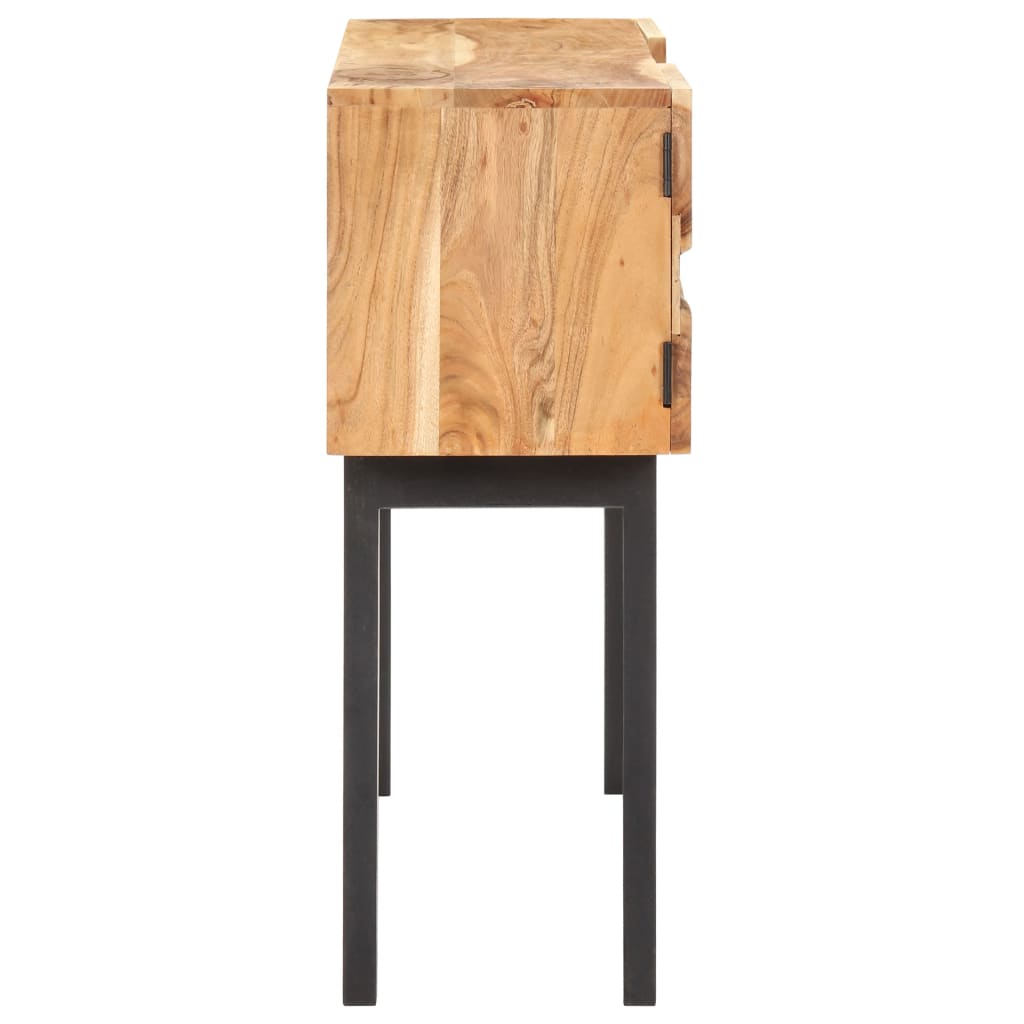 vidaXL Dulap, 120x30x75 cm, lemn masiv de acacia
