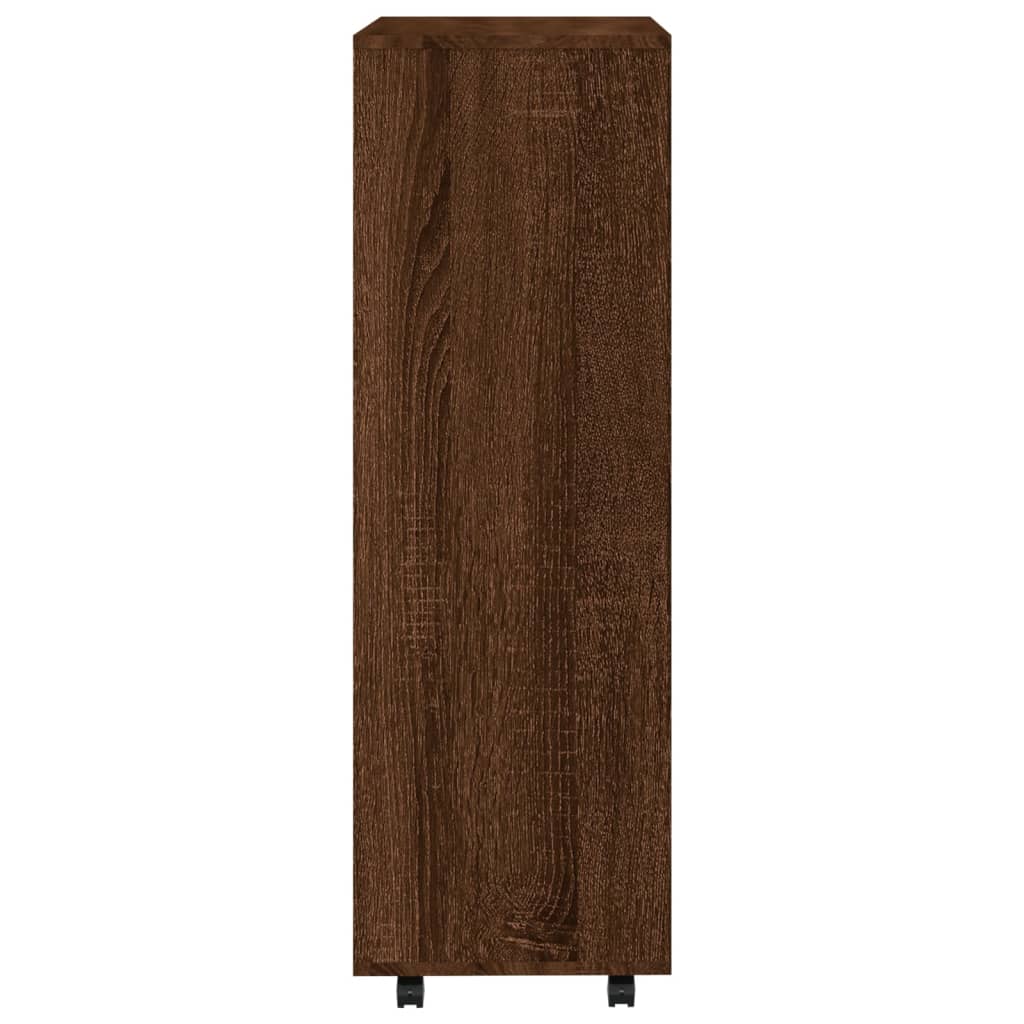 vidaXL Șifonier, stejar maro, 80x40x110 cm, lemn prelucrat