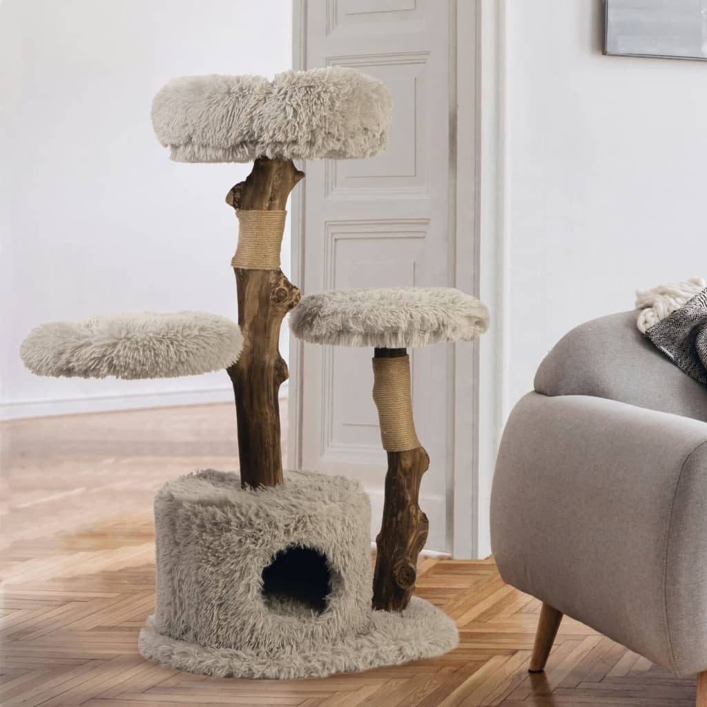 Designed by Lotte Ansamblu de joacă pisici Ziza 60x45x100 cm lemn