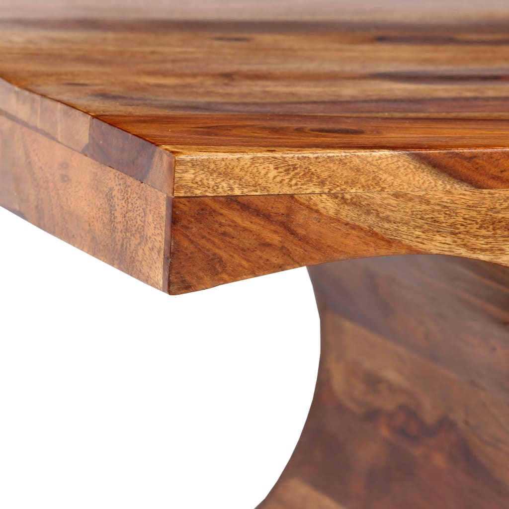 vidaXL Masă de cafea, lemn masiv de palisandru 90x50x35 cm