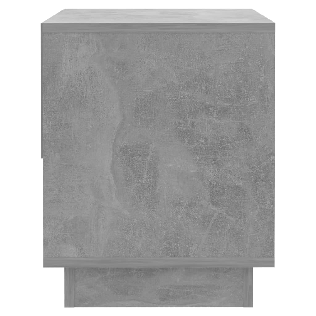 vidaXL Noptiere, 2 buc., gri beton, 45x34x44 cm, PAL