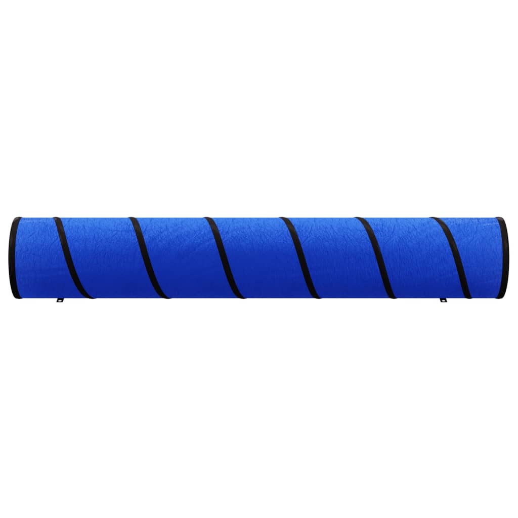 vidaXL Tunel pentru câini, albastru, Ø 50x300 cm, poliester