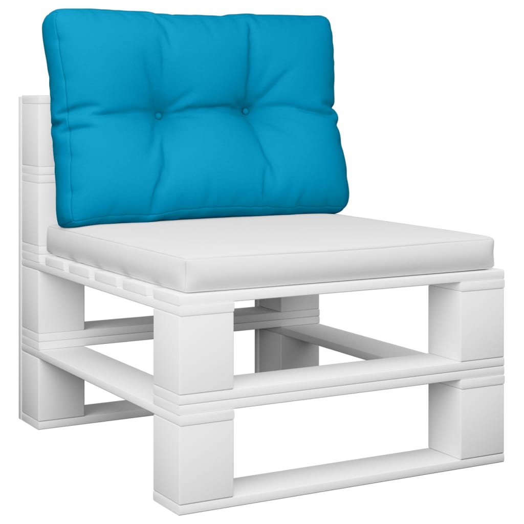 vidaXL Pernă pentru canapea din paleți, albastru, 60 x 40 x 10 cm