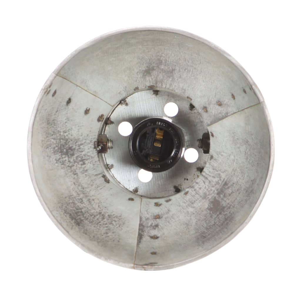 vidaXL Lampă de perete industrială, argintiu, 65 x 25 cm, E27