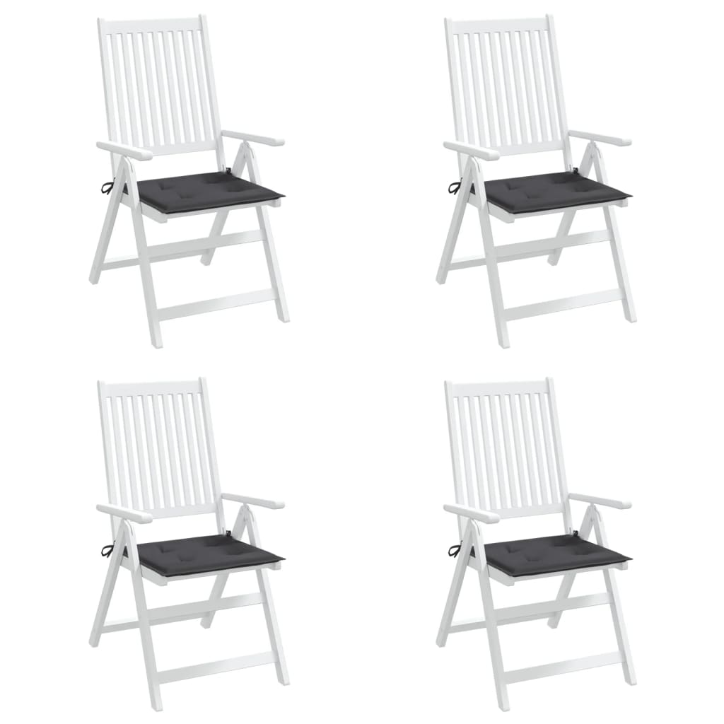 vidaXL Perne scaune grădină 4 buc. antracit 50x50x3 cm țesătură Oxford