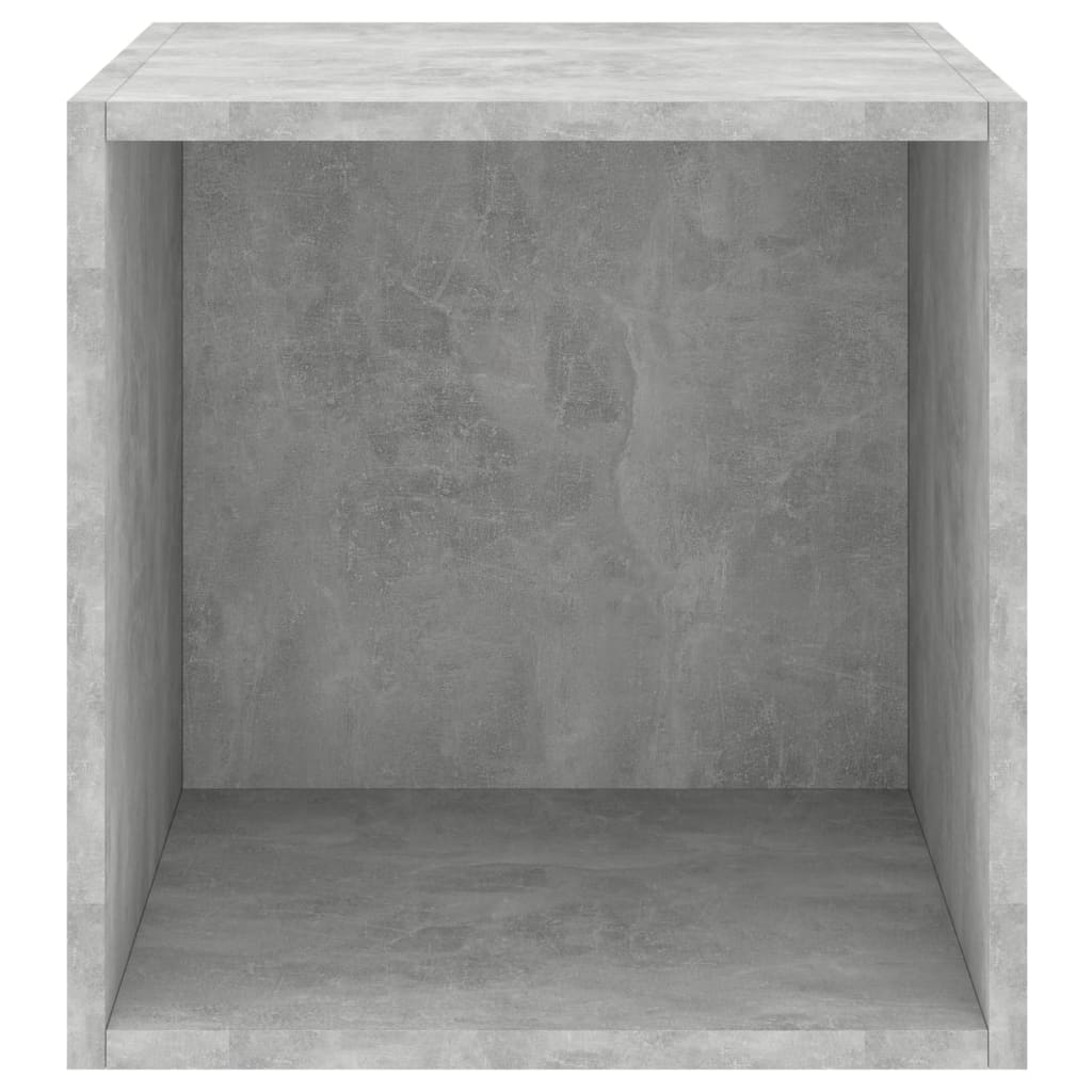 vidaXL Dulapuri de perete, 4 buc., gri beton, 37x37x37 cm, PAL