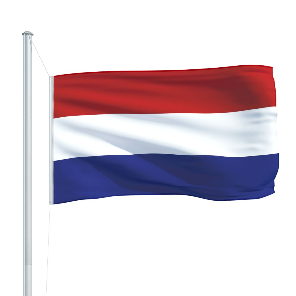 vidaXL Steag Olanda și stâlp din aluminiu, 6,2 m