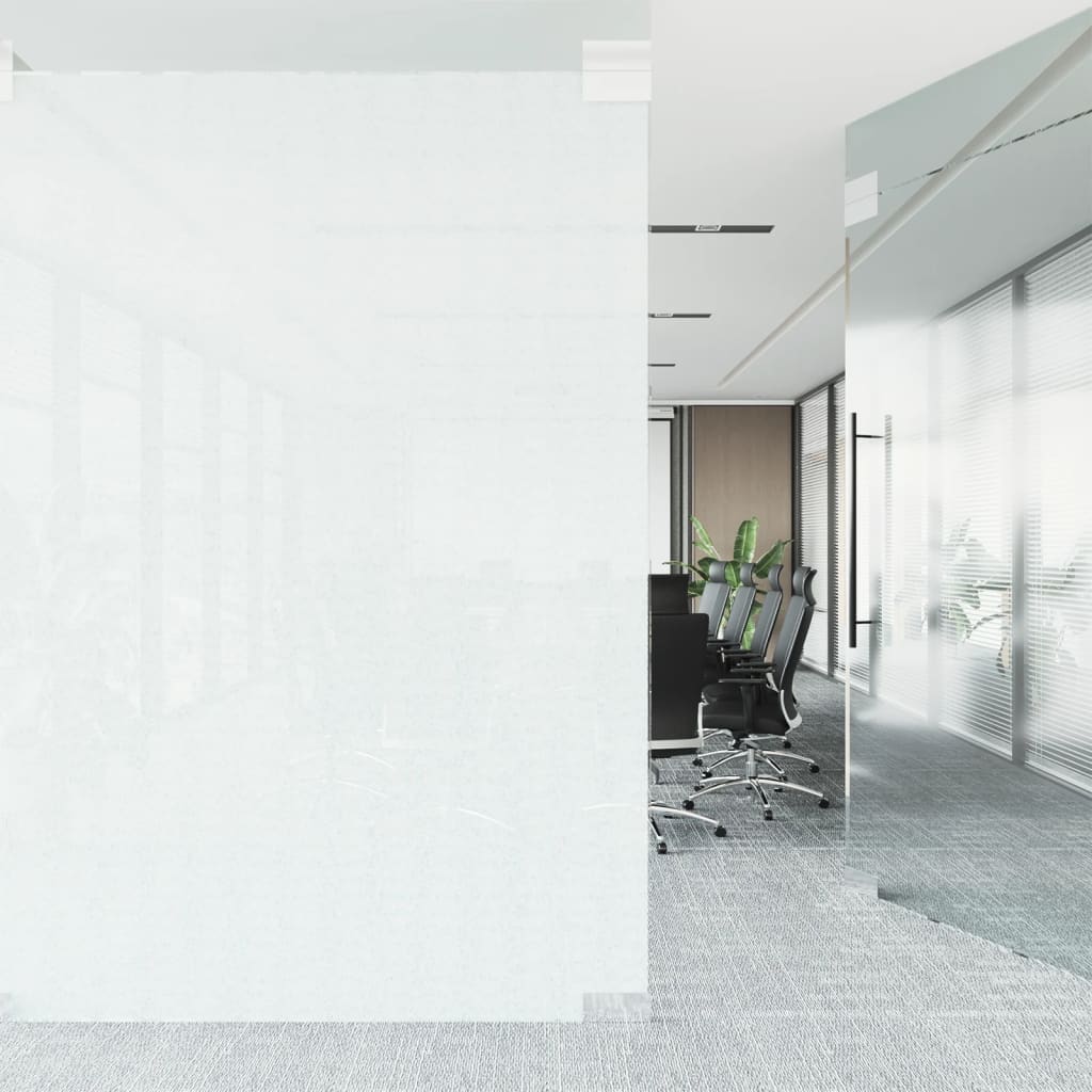 vidaXL Folie fereastră, mată, transparent, 45x1000 cm, PVC
