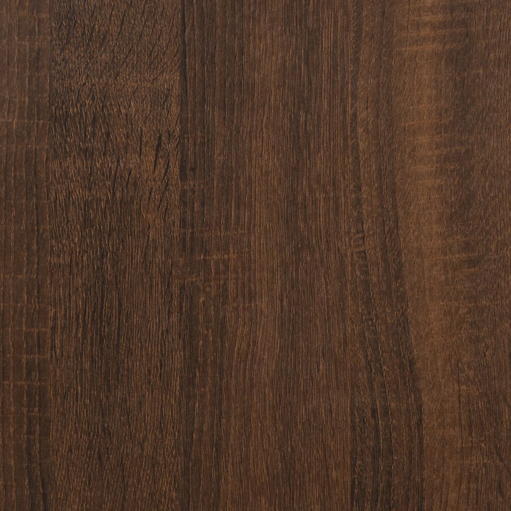 vidaXL Masă laterală, stejar maro, 35x30x60 cm, lemn compozit