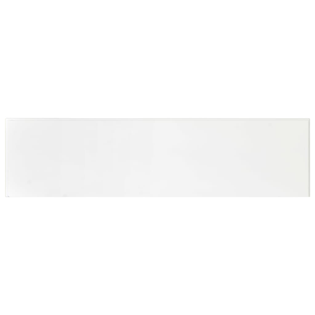 vidaXL Măsuță consolă, alb, 110x30x76 cm, lemn prelucrat