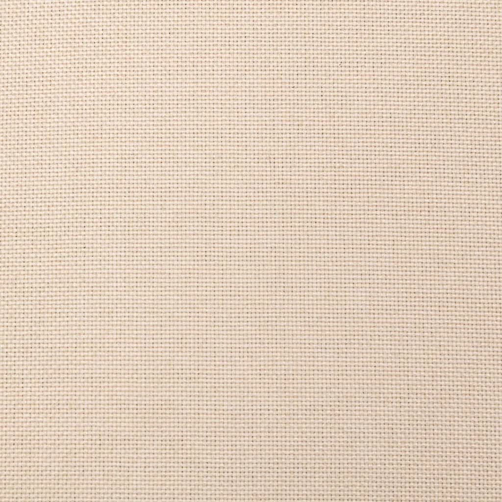 vidaXL Taburet, crem, 78x56x32 cm, material textil
