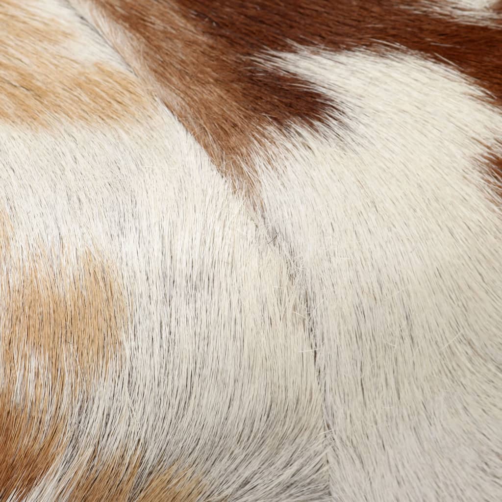 vidaXL Bancă, 160 x 28 x 50 cm, piele naturală de capră